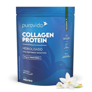 Collagen Protein Hidrolisado Puravida Sabor Neutro 450g